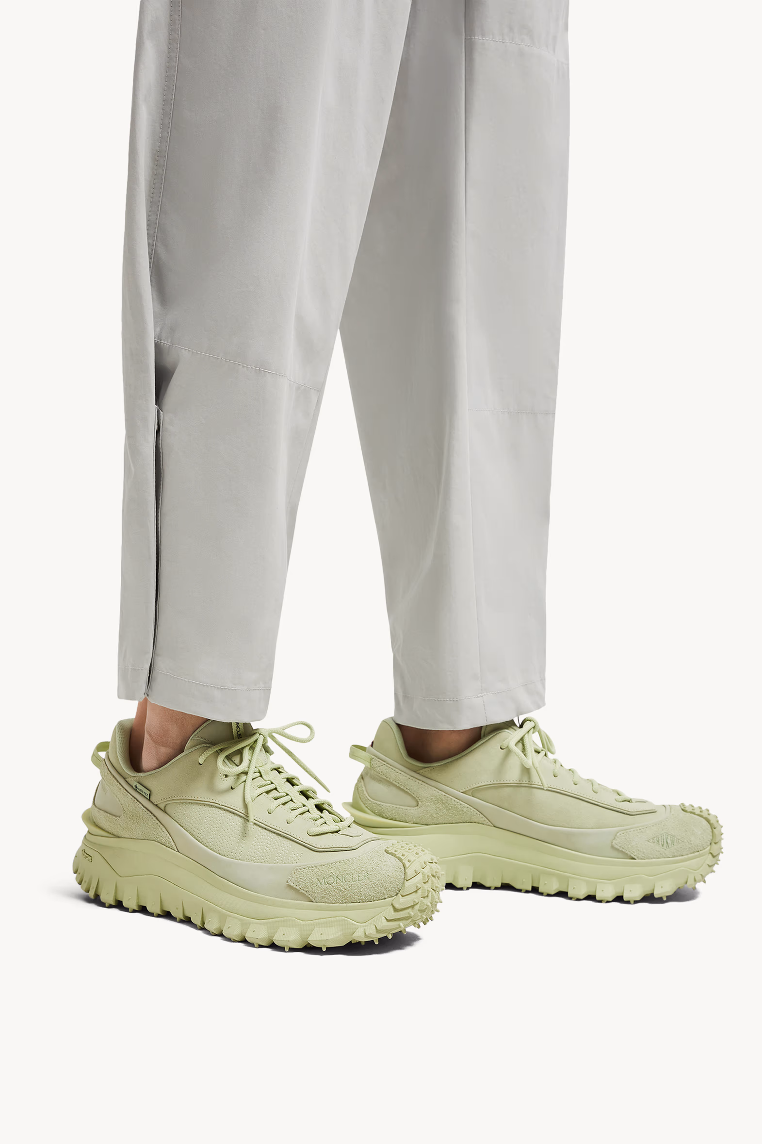 Sneakers Trailgrip Momint en nubuck et daim Hommes Vert Menthe Moncler 2